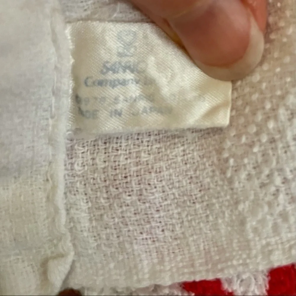 1970s Hello Kitty Sanrio Vintage Hand Towel - Made in Japan